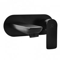 VT435CMAT VLTAVA - смеситель для умывальника скрытый монтаж, ЧЕРНЫЙ МАТОВЫЙ RAV Slezak