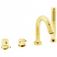 SE962.5PZ SEINA смеситель каскадный на 4 отверстия, ЦВЕТ ЗОЛОТО RAV Slezak