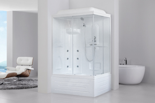 Душевая кабина Royal Bath  RB 8120BP2-T (прозрачное) левая фото 2