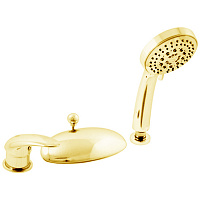 D470.5YZ DUNAJ смеситель каскадный на 3 отверстия, ЦВЕТ ЗОЛОТО RAV Slezak