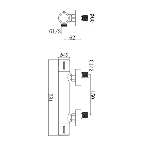 Термостат Agger Thermo A2450000 для душа фото 2