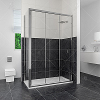 Душевой уголок RGW CL-40 (CL-11 + Z-12) Прозрачное 1300x700