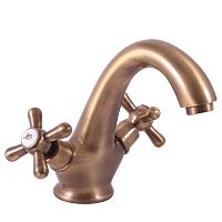 MK128.5SM MORAVA RETRO - смеситель классический для умывальника, ЦВЕТ БРОНЗА RAV Slezak