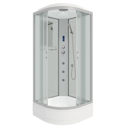 Душевая кабина Niagara NG-3316-14 (1000х1000х2150) низкий поддон(26см) стекло МАТОВОЕ 4 места
