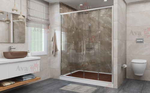 Душевая дверь в нишу AvaCan FC2  170-190 фото 3