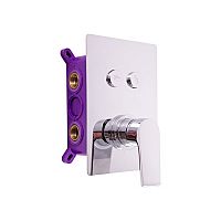 CO186BOX COLORADO - смеситель, скрытый монтаж, 2-х режимный, кнопочное переключение режимов RAV Slezak