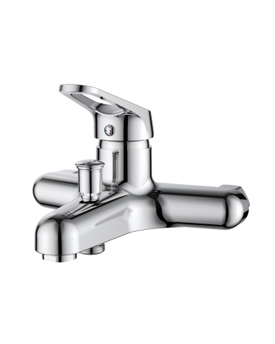 OneLife P11-100cr полимерный смеситель для ванны/душа, хром фото 3