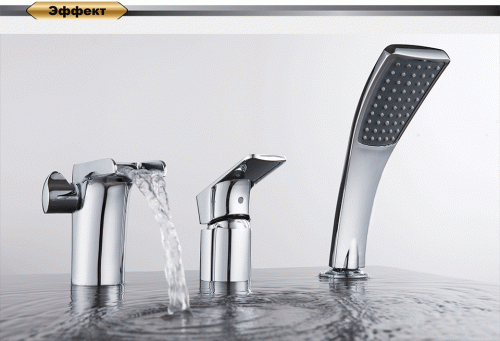 Смеситель для ванны D&K Berlin Freie (DA1434201) фото 3