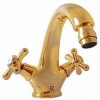 MK143.5KZ MORAVA RETRO - смеситель для биде, ЦВЕТ ЗОЛОТО RAV Slezak