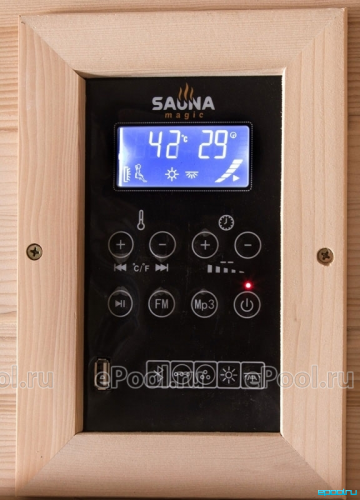 Инфракрасная кабина (сауна) SaunaMagic Glass RCS Mini фото 8