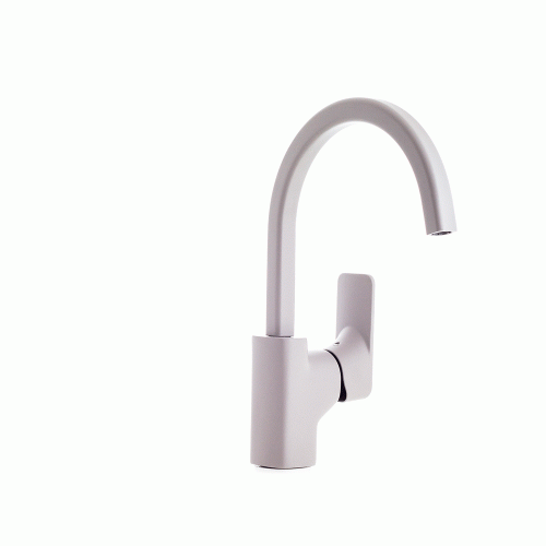 Смеситель для кухни D&K Berlin.(DA1432421) высокий грей фото 3