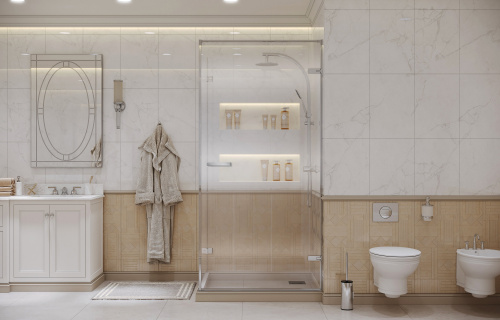 Душевое ограждение Ambassador Abner 10011102R (1000x1000x2000), 1 место фото 3