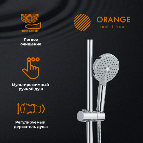 Душевая система Orange O-Shower OW02 хром фото 12