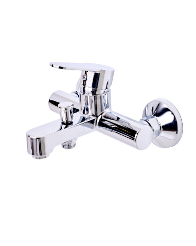 OneLife P07-100cr полимерный смеситель для ванны/душа, хром фото 4