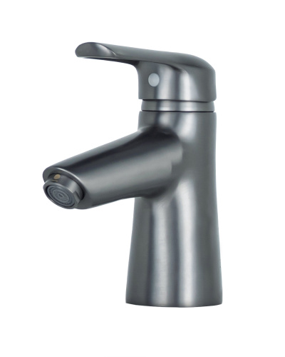 Смеситель для раковины Orange Tony M54-021gr графит фото 4