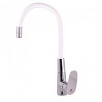 AM719.5/10B AMUR - смеситель кухонный, БЕЛЫЙ RAV Slezak