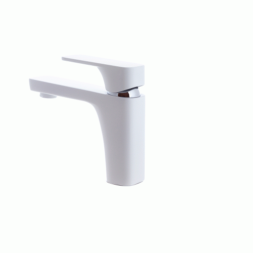 Смеситель для раковины D&K Berlin.Steinbeis (DA1432126) белый матовый фото 3