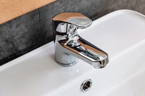 Смеситель для раковины OneLife P01-021cr полимерный фото 5