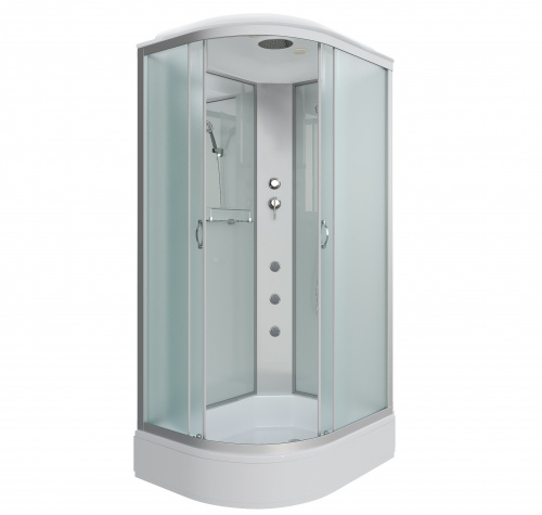Душевая кабина Niagara NG-33194-14RG (1100х900х2150) средний поддон (26см) стекло МАТОВОЕ 4 места