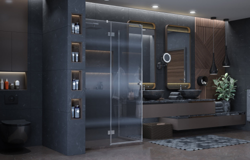 Душевое ограждение Ambassador Diamond 12011104L (1200x800x2000), 1 место фото 4