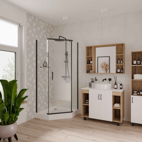 Душевой уголок Niagara NG 6834-08 Black фото 3