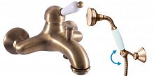 L554.5/2SM LABE - смеситель для ванны с душем, ЦВЕТ БРОНЗА RAV Slezak