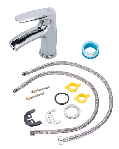 Смеситель для раковины Orange Alfi M18-021cr фото 6