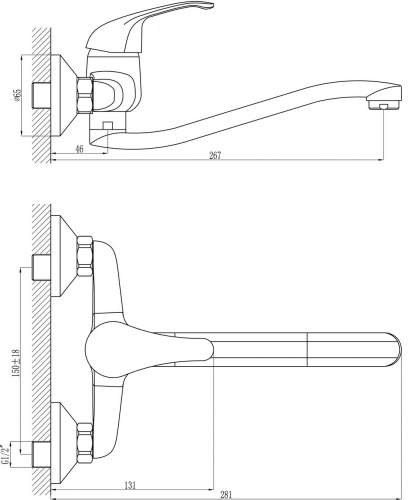 Смеситель для кухонной мойки Rossinka A (A35-24) фото 2