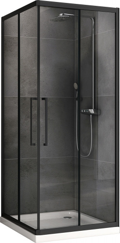Душевой уголок ABBER Schwarzer Diamant AG02100BH фото 2