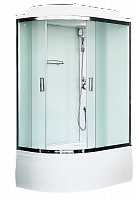 Душевая кабина Royal Bath  RB 8120BK5-WC-CH (белое/матовое) правая