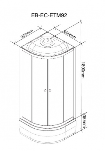 Душевая кабина Parly EFM921 фото 4