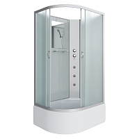 Душевая кабина Niagara NG-2310-14RBKG (1200х800х2000) высокий поддон(40см) стекло МАТОВОЕ 4 места