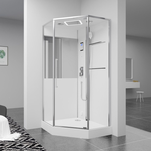 Душевая кабина Black&White G8895 с паром фото 3