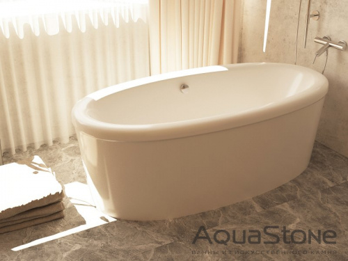 Ванна отдельностоящая  AquaStone  «ОЛИВИЯ С ЭКРАНОМ» фото 2