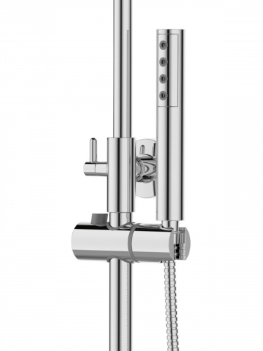 Душевая система Agger Slim A2291200 со смесителем, хром фото 2