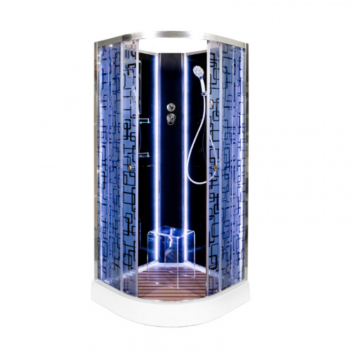 Душевая кабина Deto (DTO)  BM1510 N с LED-подсветкой фото 3