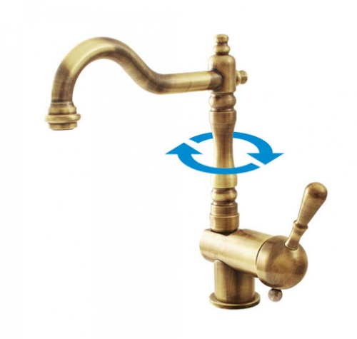 L008.5/8SM LABE - смеситель кухонный, ЦВЕТ БРОНЗА RAV Slezak