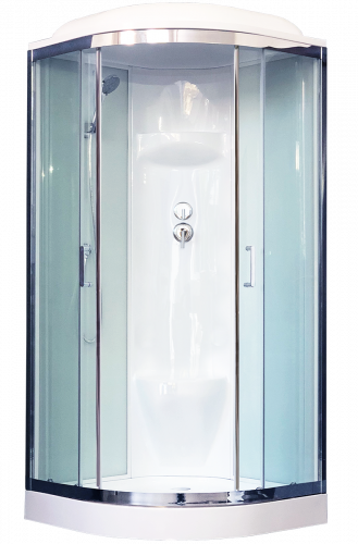 Душевая кабина Royal Bath  RB 90HK6-WT-CH (белое/прозрачное)