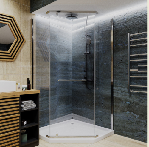 Душевой уголок Ceruttispa Chika ZP101T без поддона фото 3