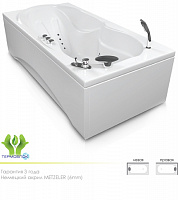 Акриловая ванна AQVATIKA Атлантис 180x90х63 