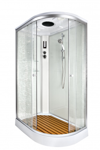 Душевая кабина Deto (DTO)  ЕМ 1512L с электрикой