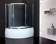 Душевая штора Royal Bath RB 150ALP-C-CH (хром/6мм матовое)