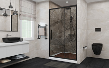 Душевая дверь в нишу Deto FB 140-160 Black