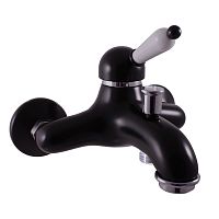 L554.5CMAT LABE - смеситель для ванны, ЧЕРНЫЙ МАТОВЫЙ RAV Slezak