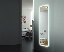 Зеркало со встроенной подсветкой ES-2073 W. Размер: 48х148х5