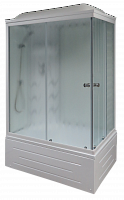 Душевая кабина Royal Bath  RB 8100BP3-WC(белое/матовое) левая