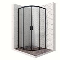 Душевое ограждение Ambassador Queen 11011202Black (1000x1000x2000), 1 место