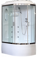 Душевая кабина Royal Bath  RB 8120BK2-T-CH (прозрачное) левая