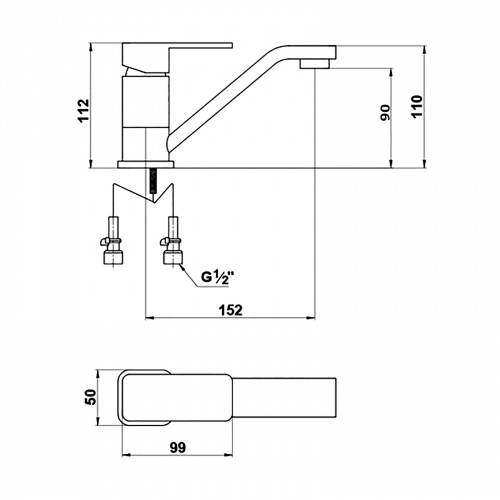 Смеситель для раковины Timo Selene (2061-15/00F chrome) фото 3