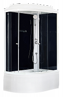 Душевая кабина Royal Bath  RB 8120BK5-BT (черное/прозрачное) правая